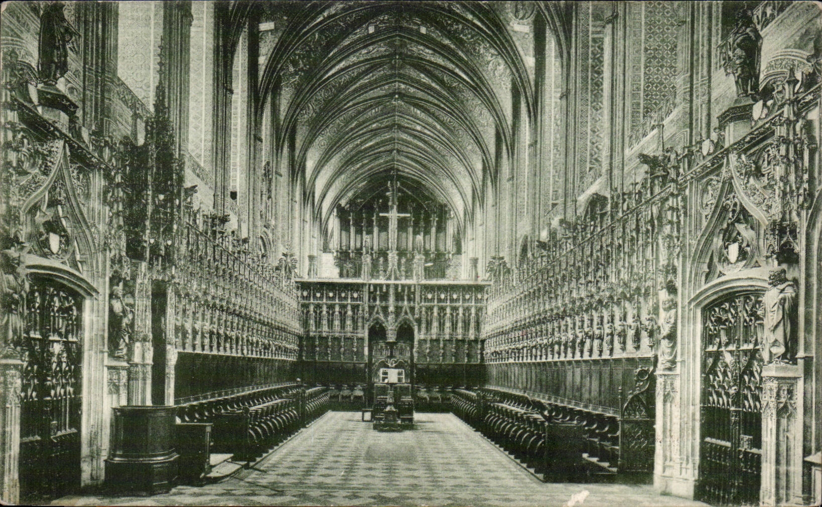 Estribillo de Sainte Cecile de la catedral de CPA Albi