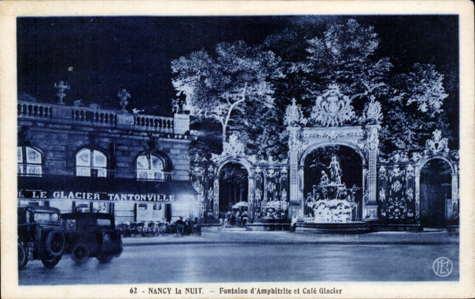 CPA Nancy Fontaine d Amphitrite et cafe Glacier