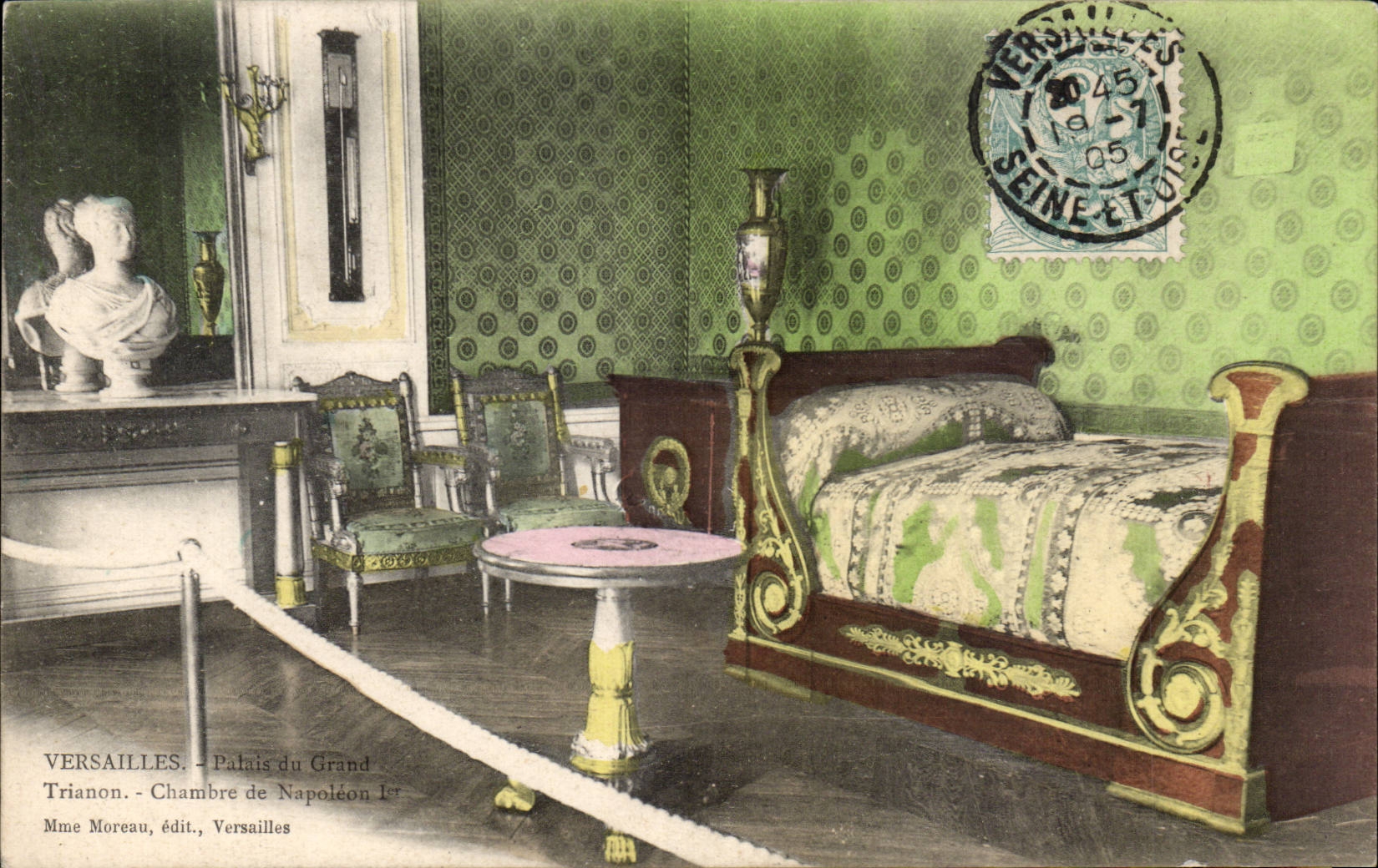 CPA Versailles Palais du grand Trianon Chambre de Napoleon 1er