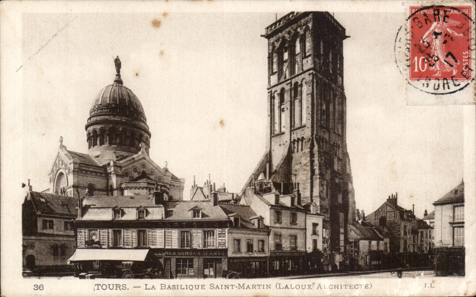 CPA Tours La basilique Saint Martin 