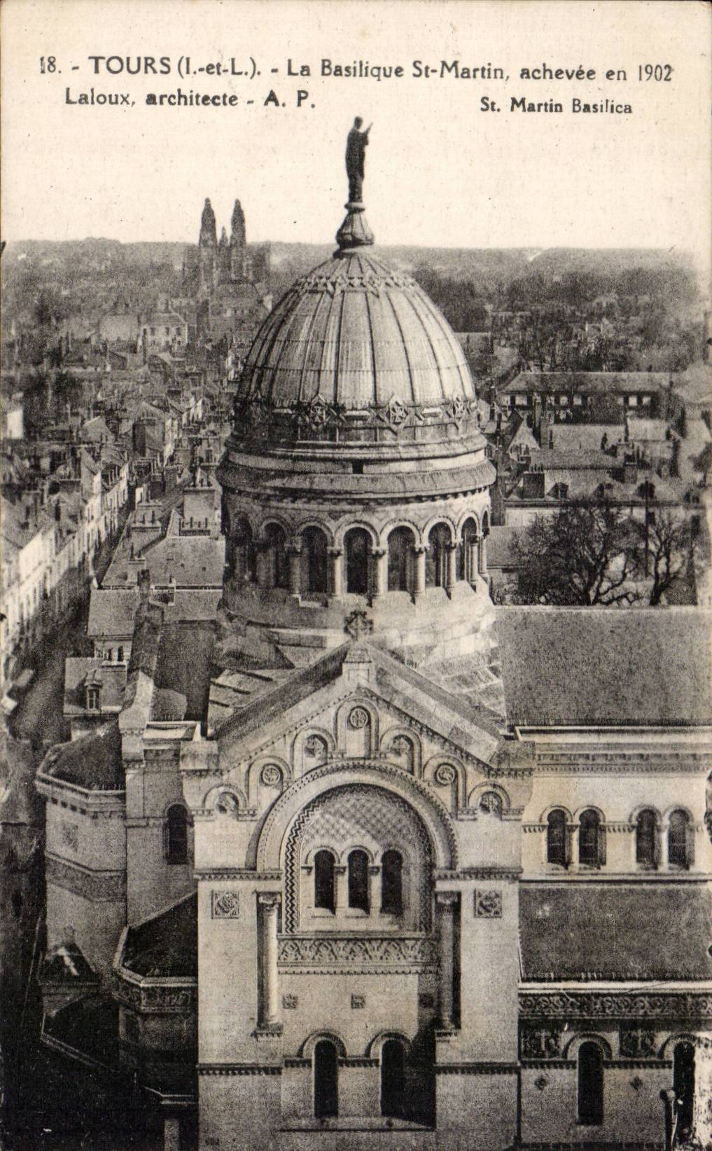 CPA Tours Basilique St Martin 