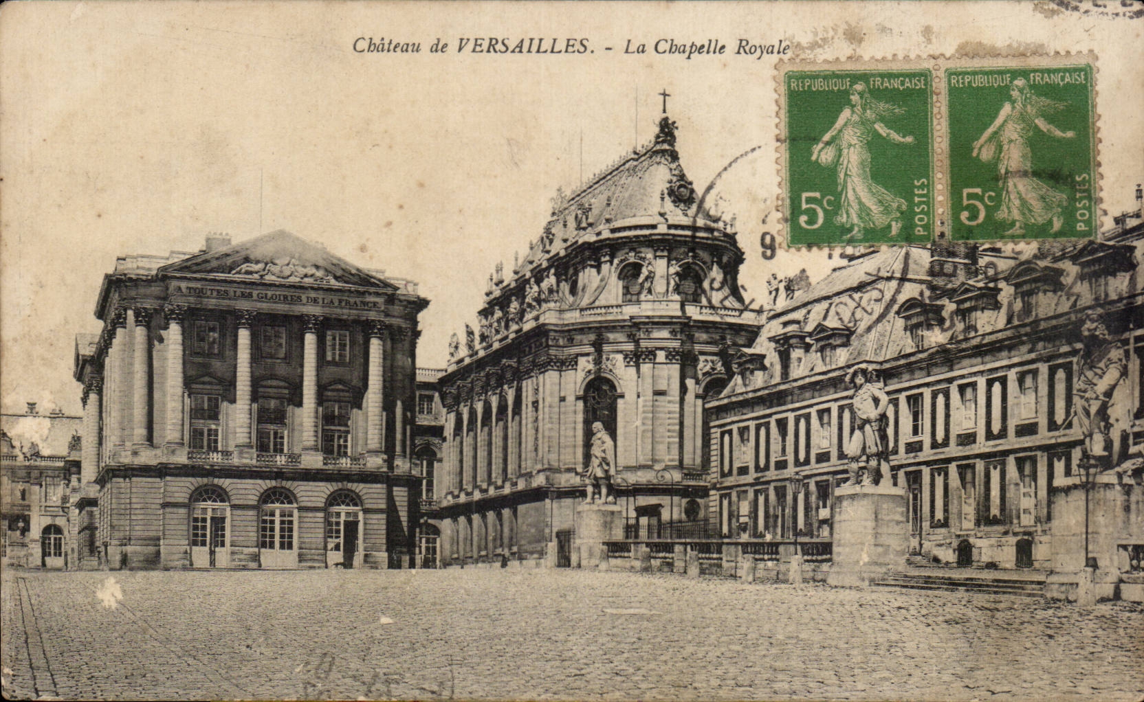 CPA Versailles Chateau La chapelle royale