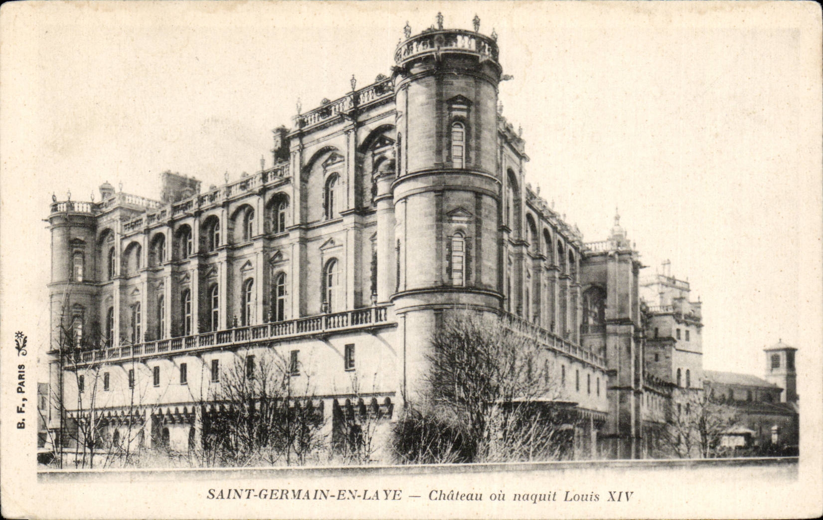 CPA St Germain en Laye Le chateau ou naquit Louis XIV
