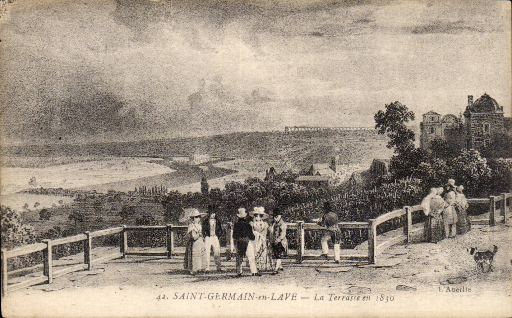Martillo del en Laye de GermAn del santo de CPA la terraza 1830