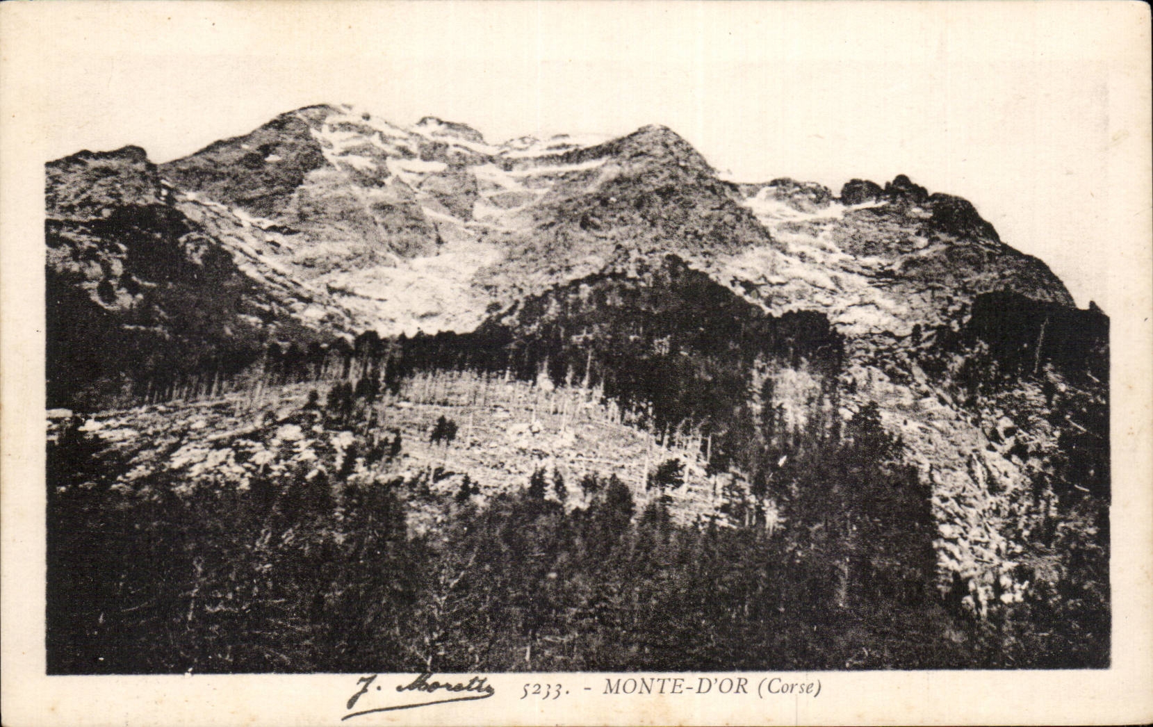 CPA Monte d or Corse Corsica