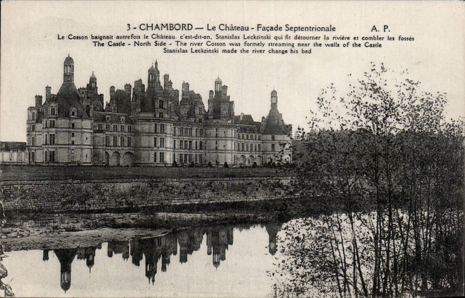 CPA Chambord el castillo