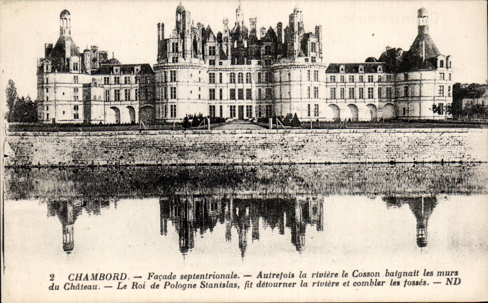 CPA Chambord el castillo