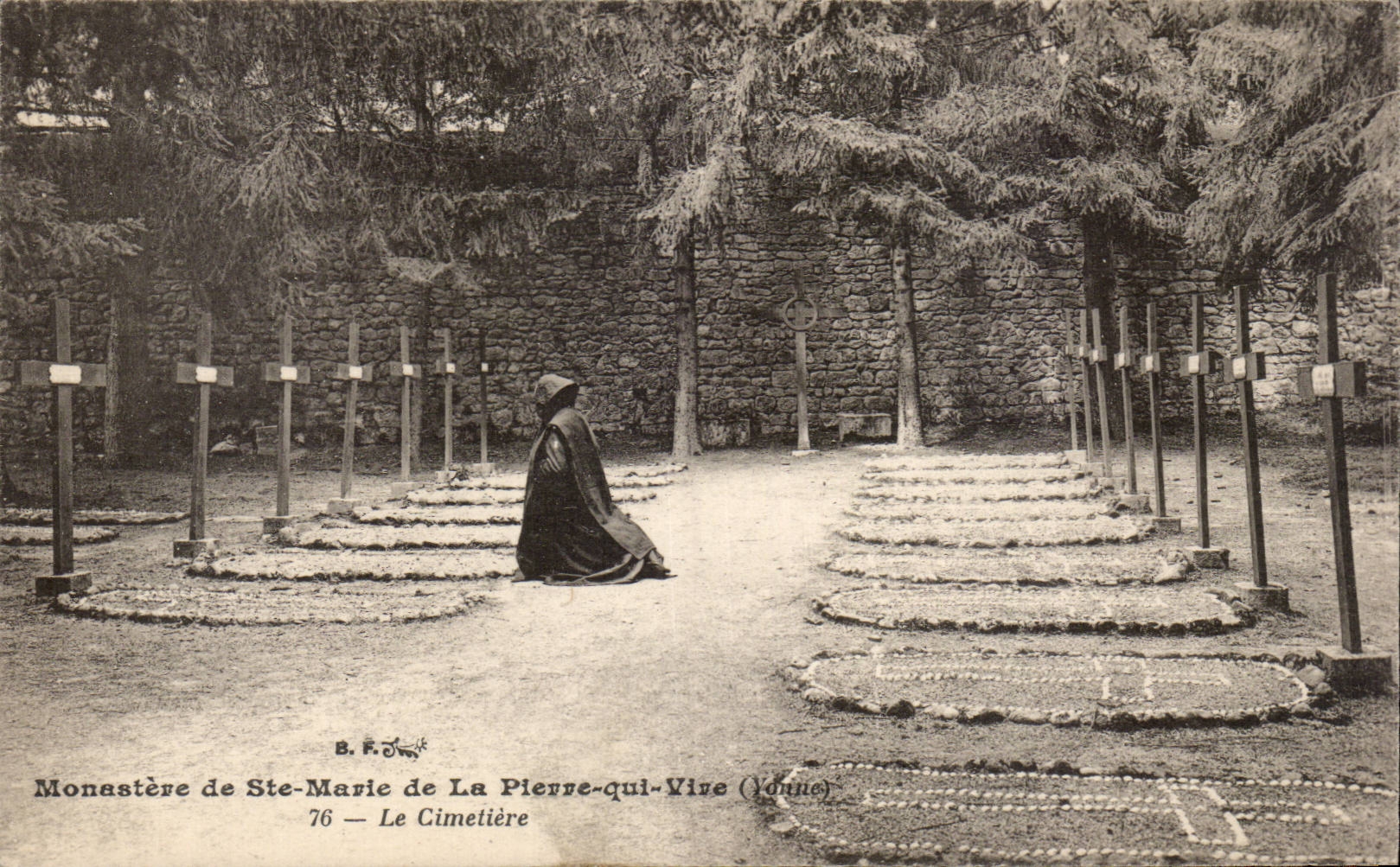 CPA Monastery of Marie of Pierre who Lives the cemetery