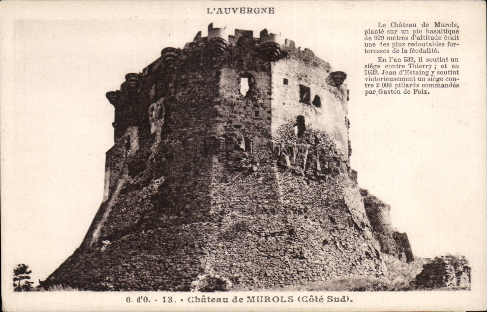 CPA Castle of Murols