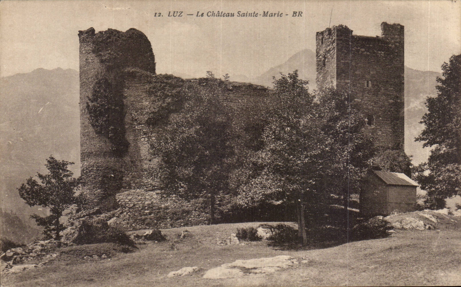 CPA Luz the castle Sainte Marie