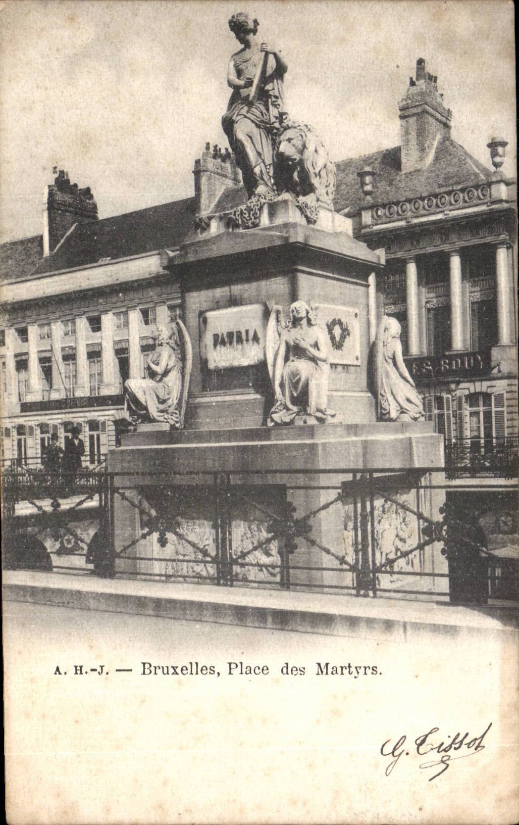 CPA Brussels Places martyrs