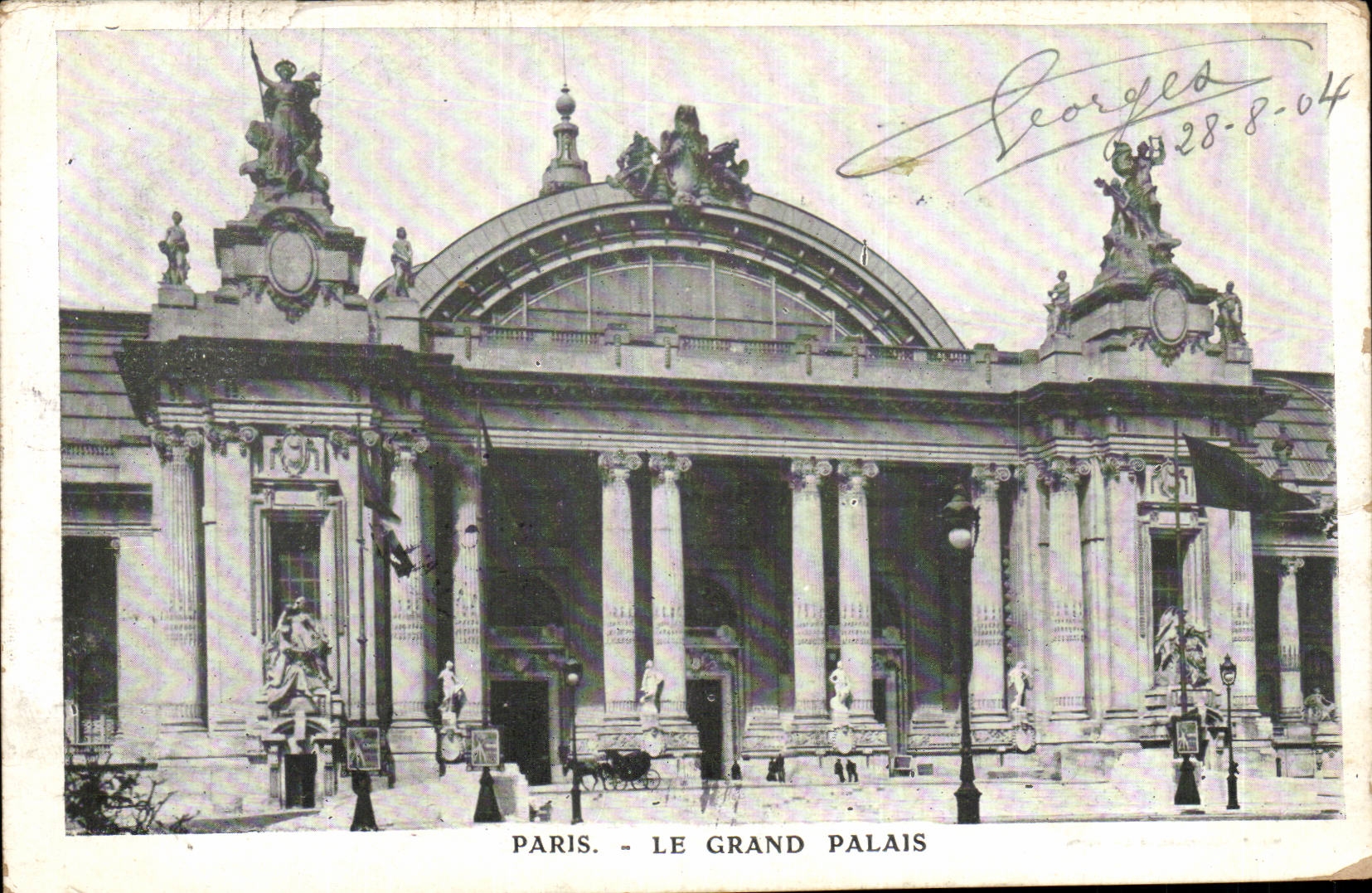 CPA Paris the large palace