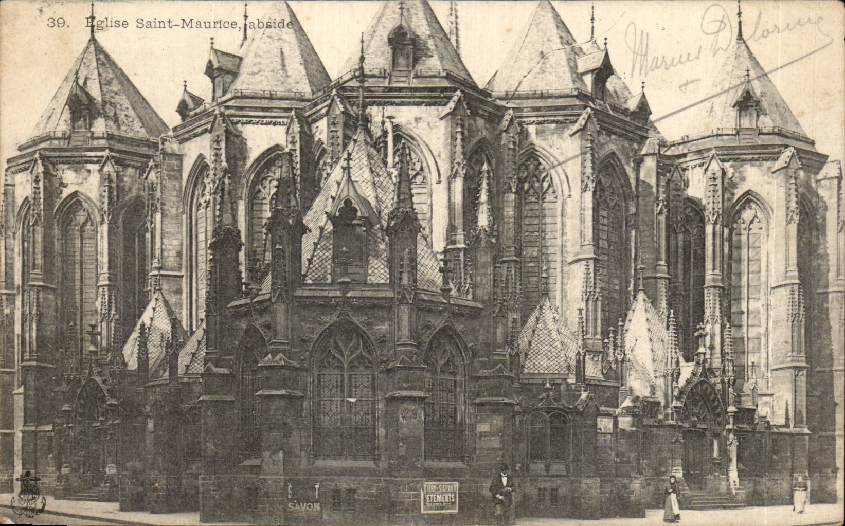 CPA Paris Eglise Saint Maurice Abside