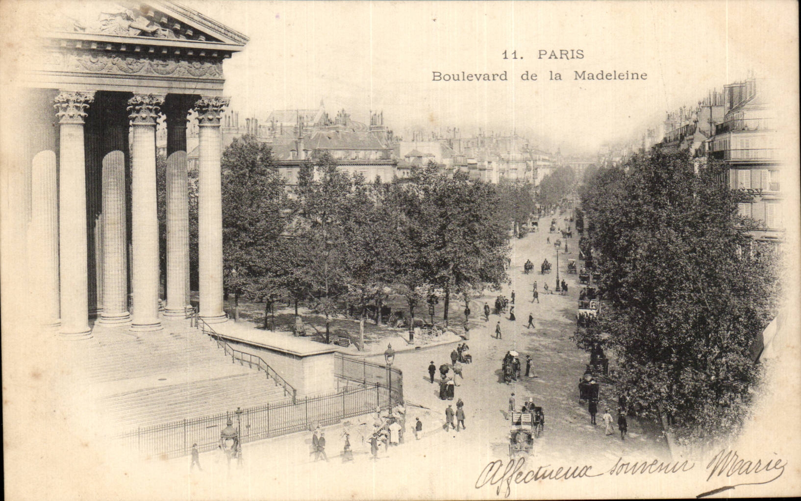 CPA Paris Boulevard of the Madeleine