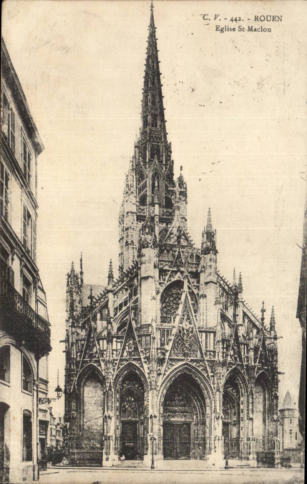 CPA Rouen church St Maclou