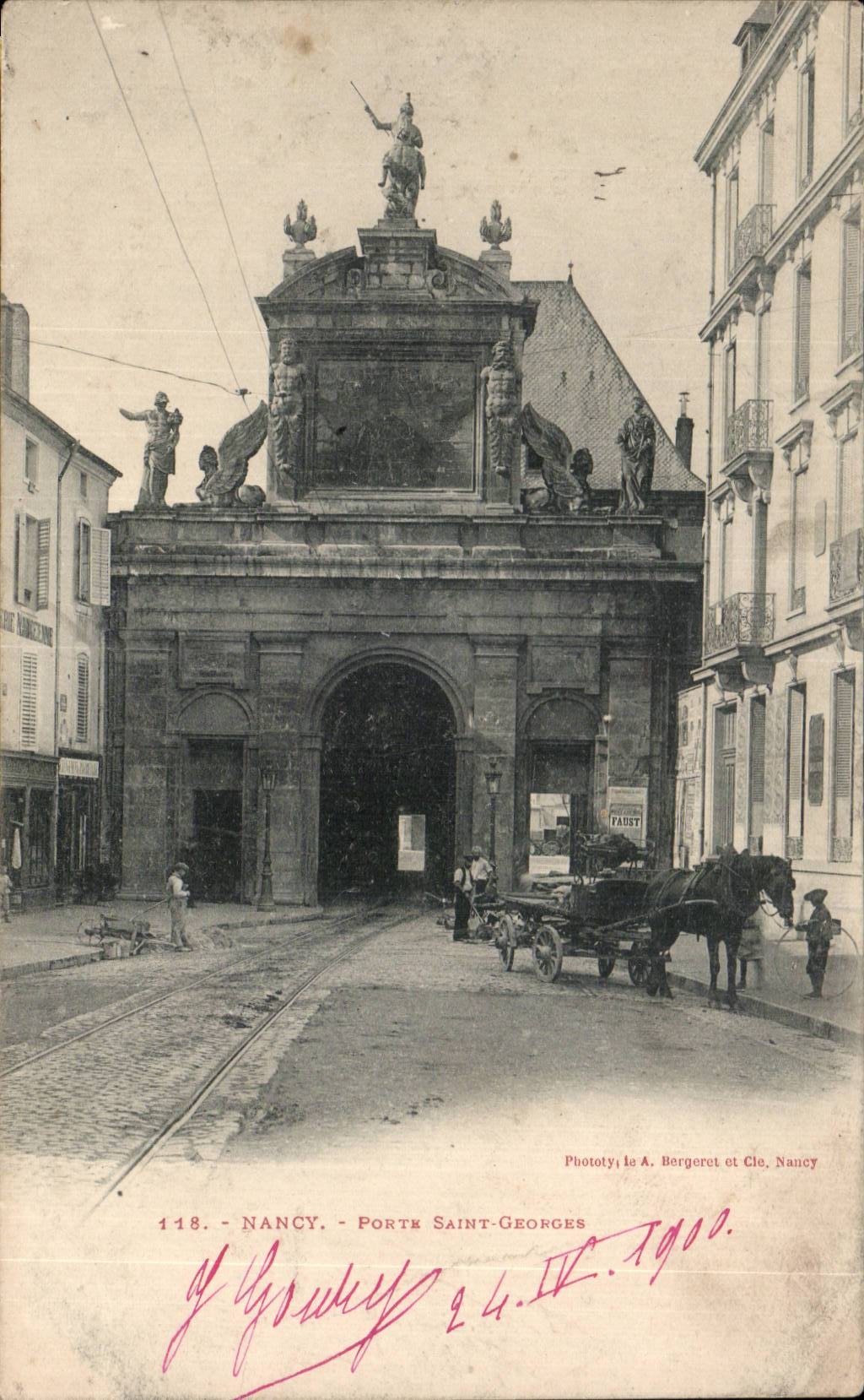 CPA Nancy Porte Saint Georges 