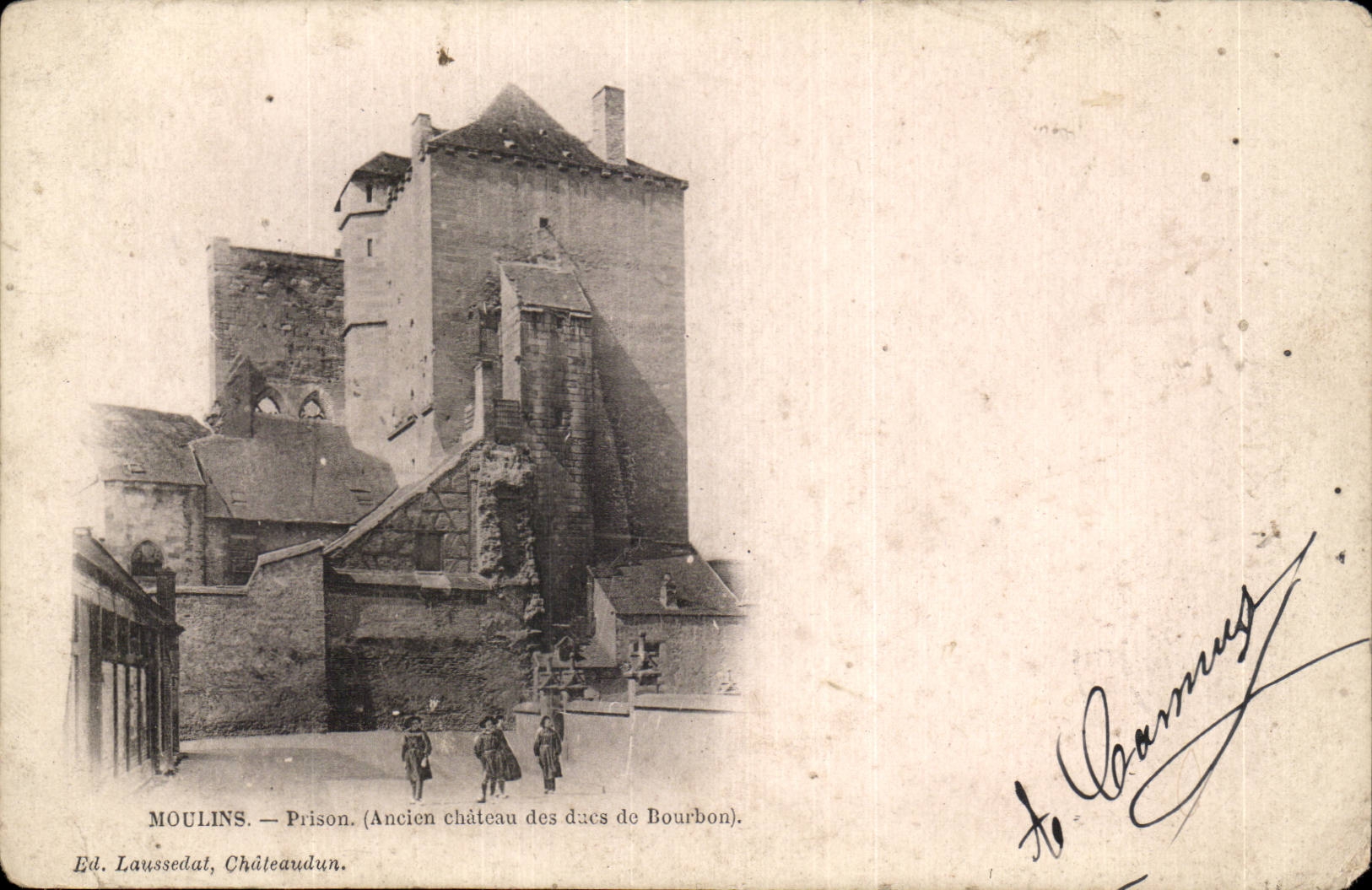 CPA Moulins Prison (old castle of the dukes of Bourbon)