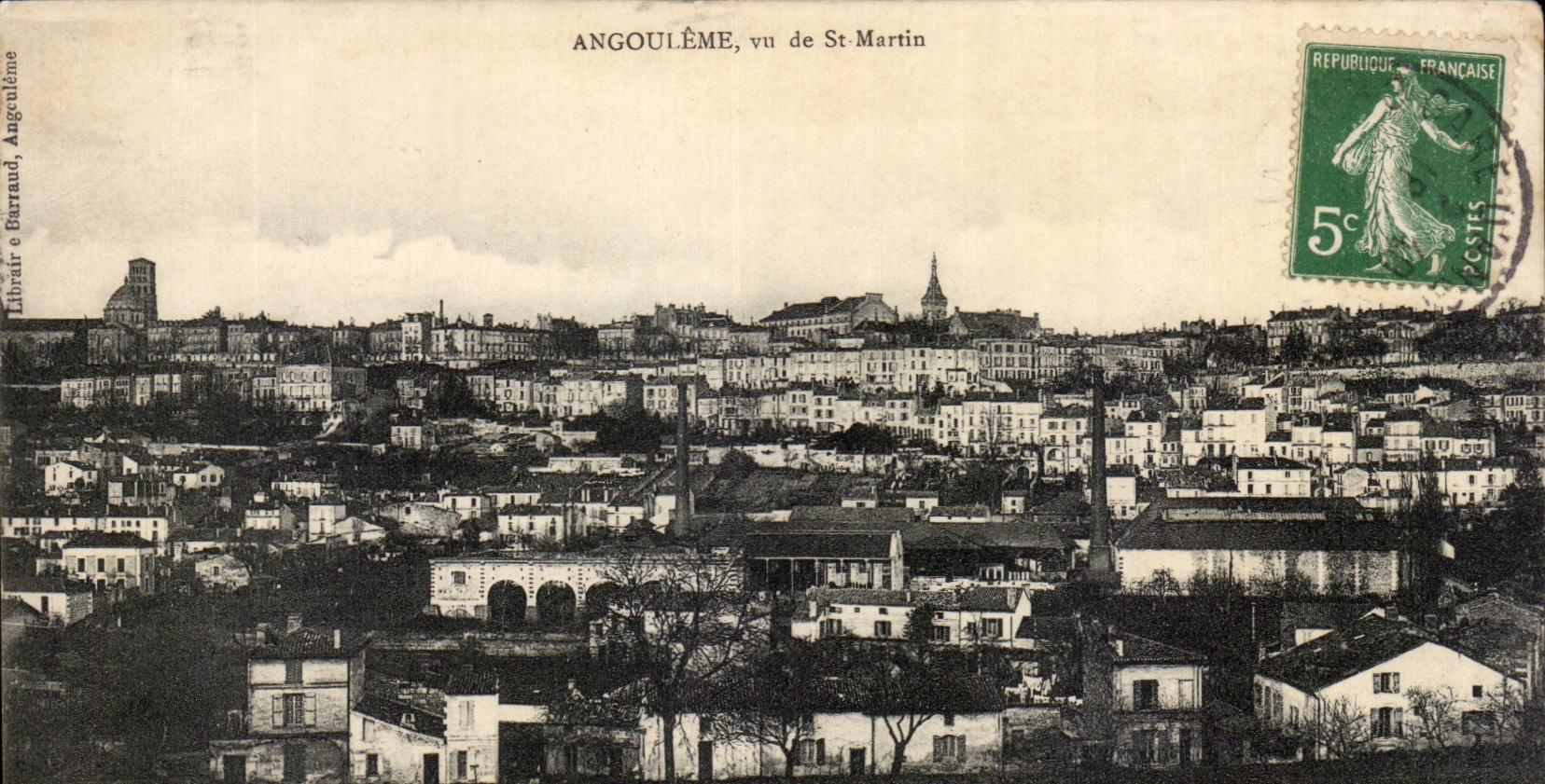 CPA Angulema vista de San Martin