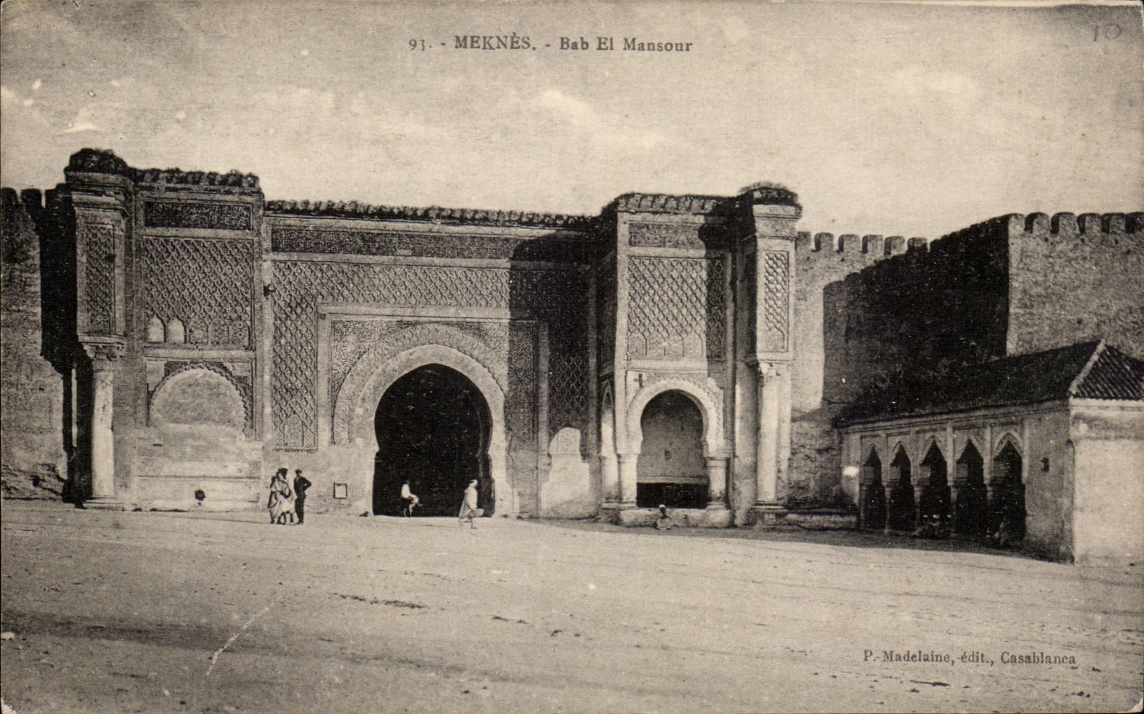 CPA Morocco Meknes Bab el Mansour