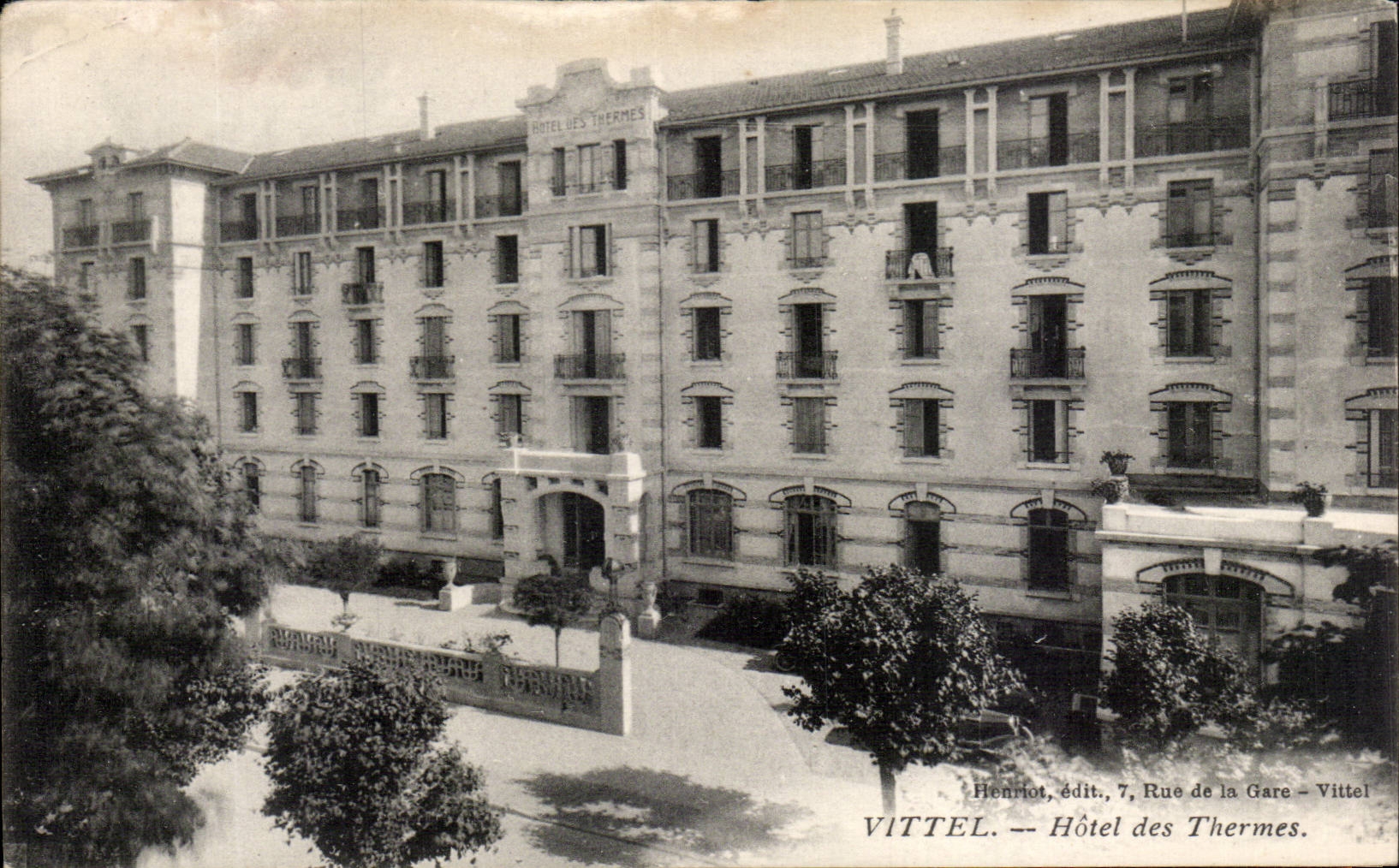 CPA Vittel Hotel of the thermal baths
