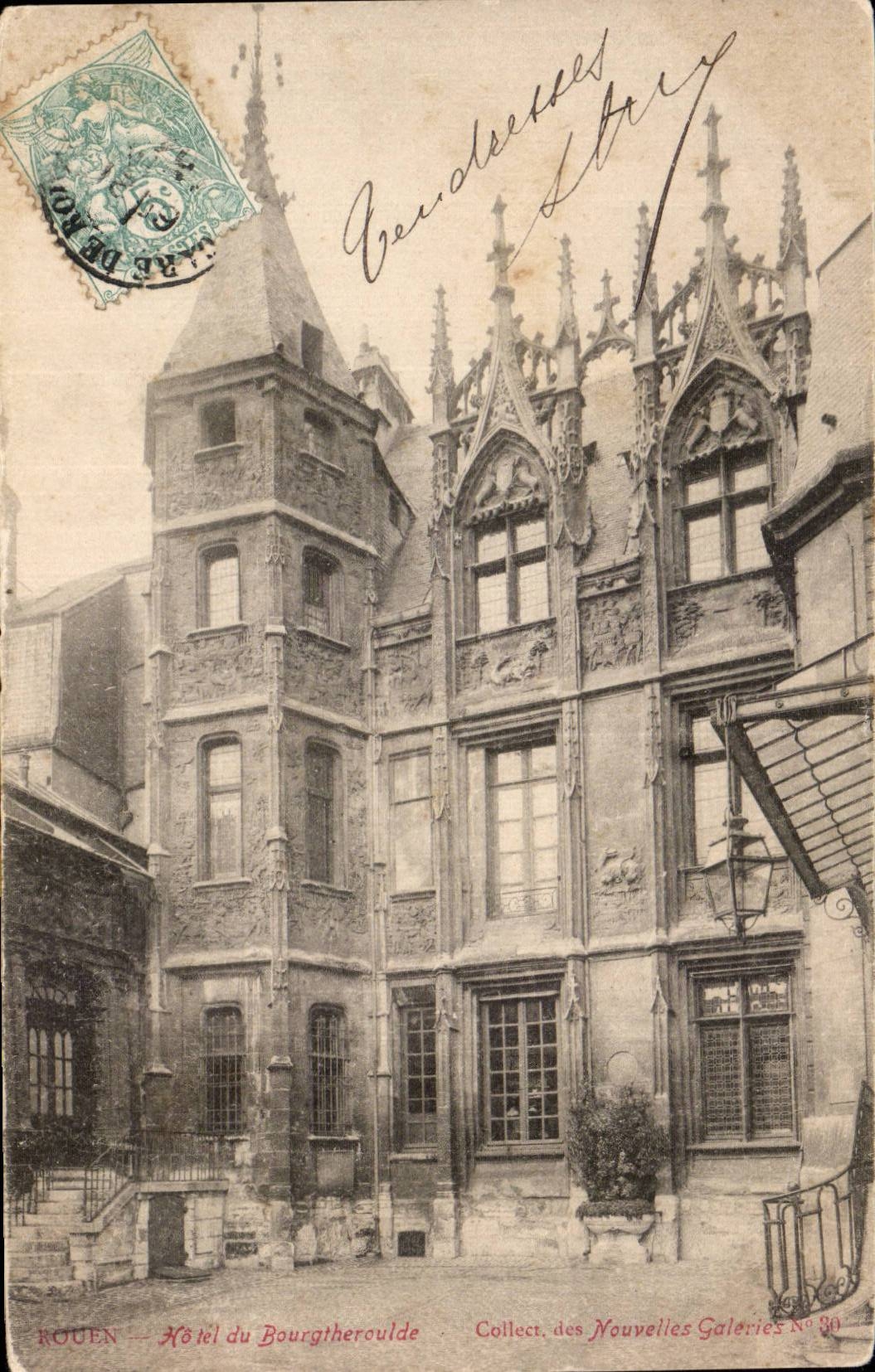 CPA Rouen Hotel of Bourgtheroulde