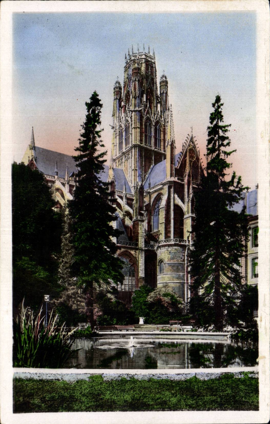 CPA Rouen church Saint Ouen