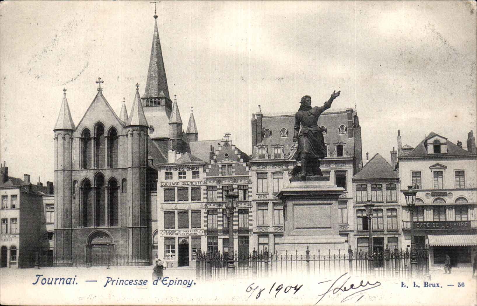 CPA Tournai Princesse d Epinoy
