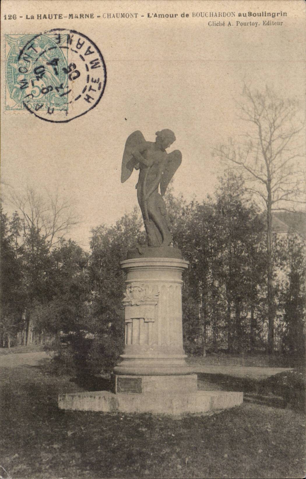 CPA Chaumont love of bouchardon in Boulingrin