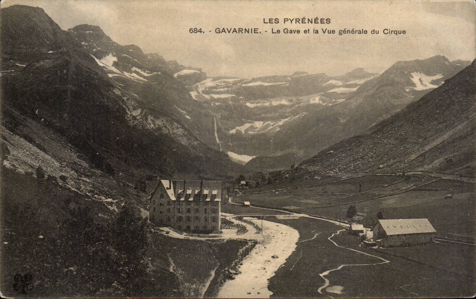 CPA Gavarnie Gave and View of the circus