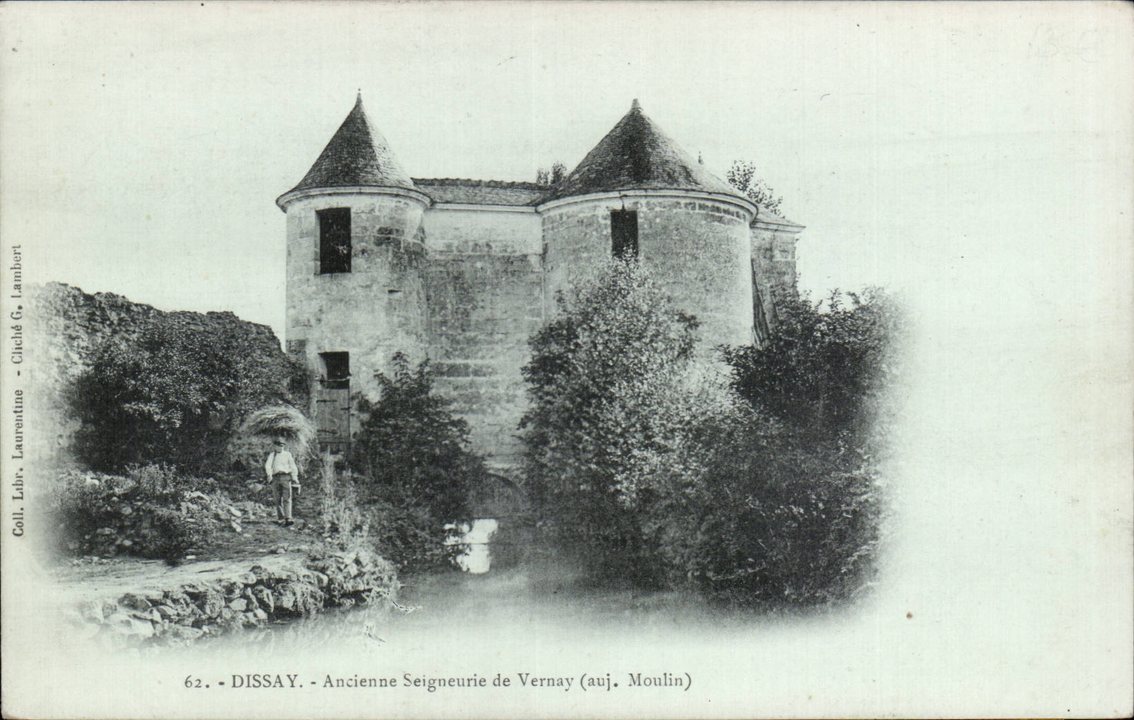 Viejo seigneuriale de CPA Dissay de Vernay (molino)