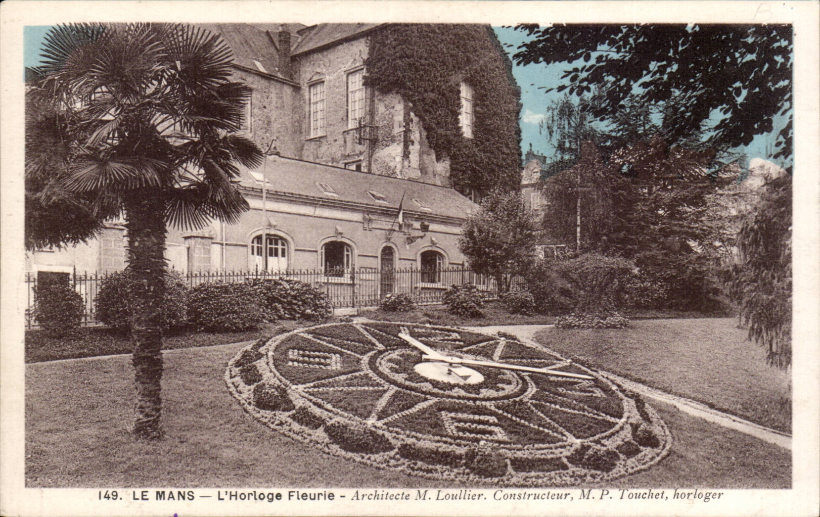 CPA Mans hrologe flowered