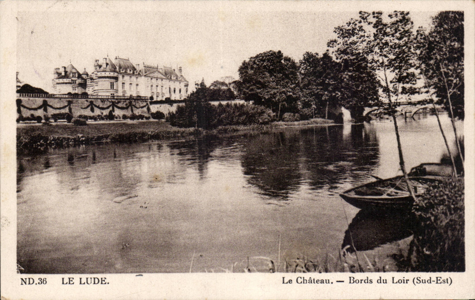 CPA Lude los bordes del castillo del Dormouse