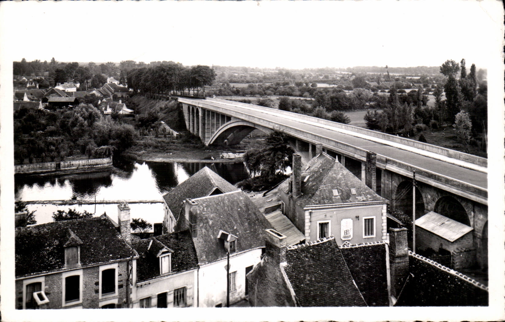 CPSM Beaumont on the Sarthe the new bridge on the Sarthe