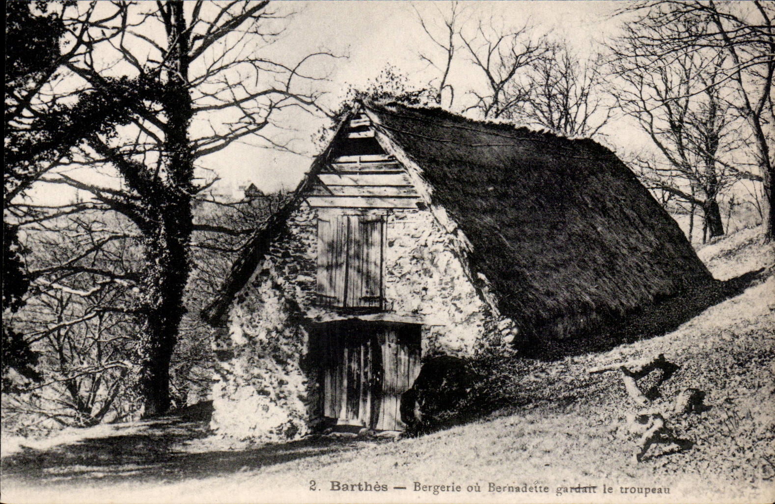 CPA Barthes Sheep-fold of Bernadette keeping the herd