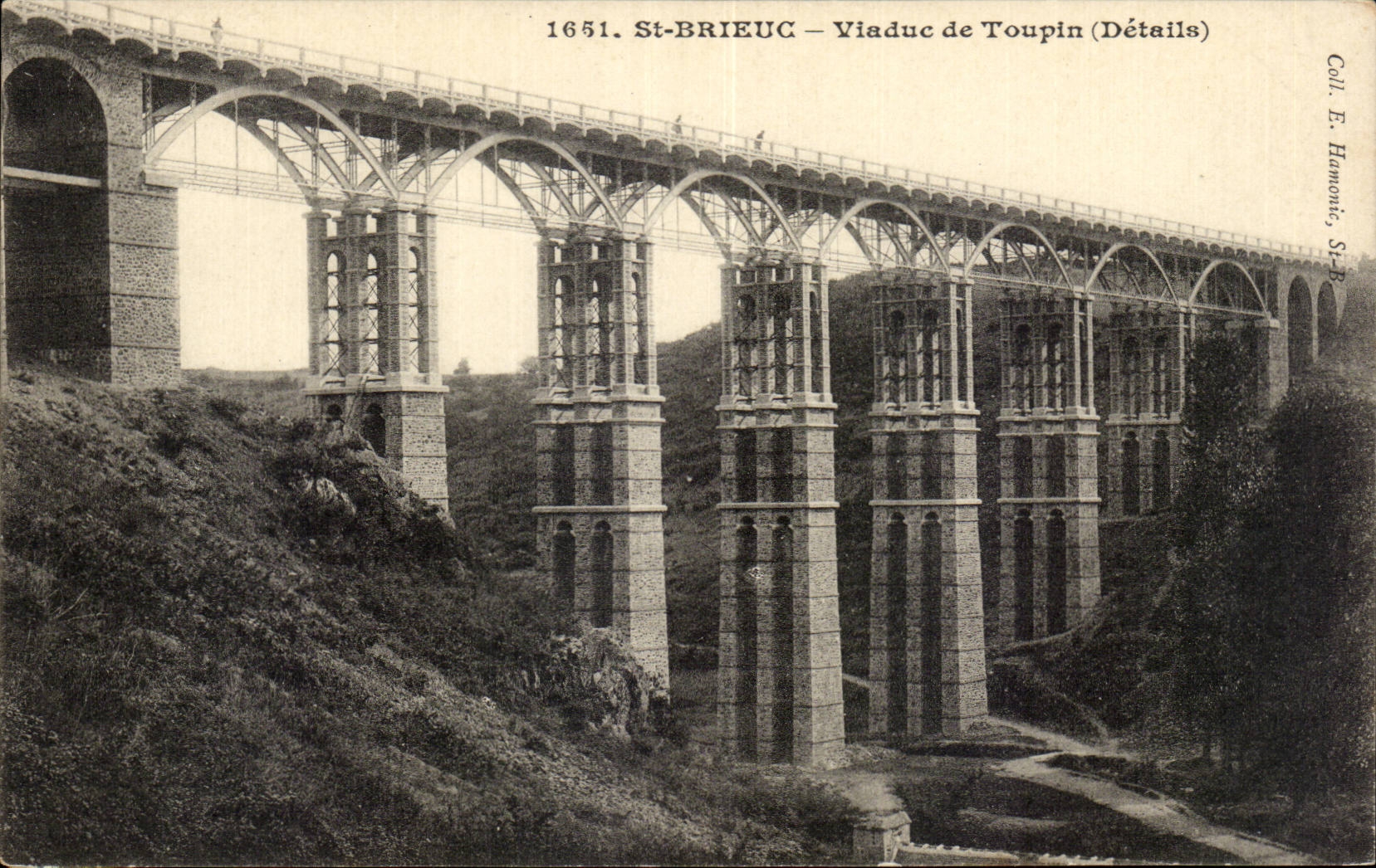 CPA St Brieuc Viaduct of Toupin