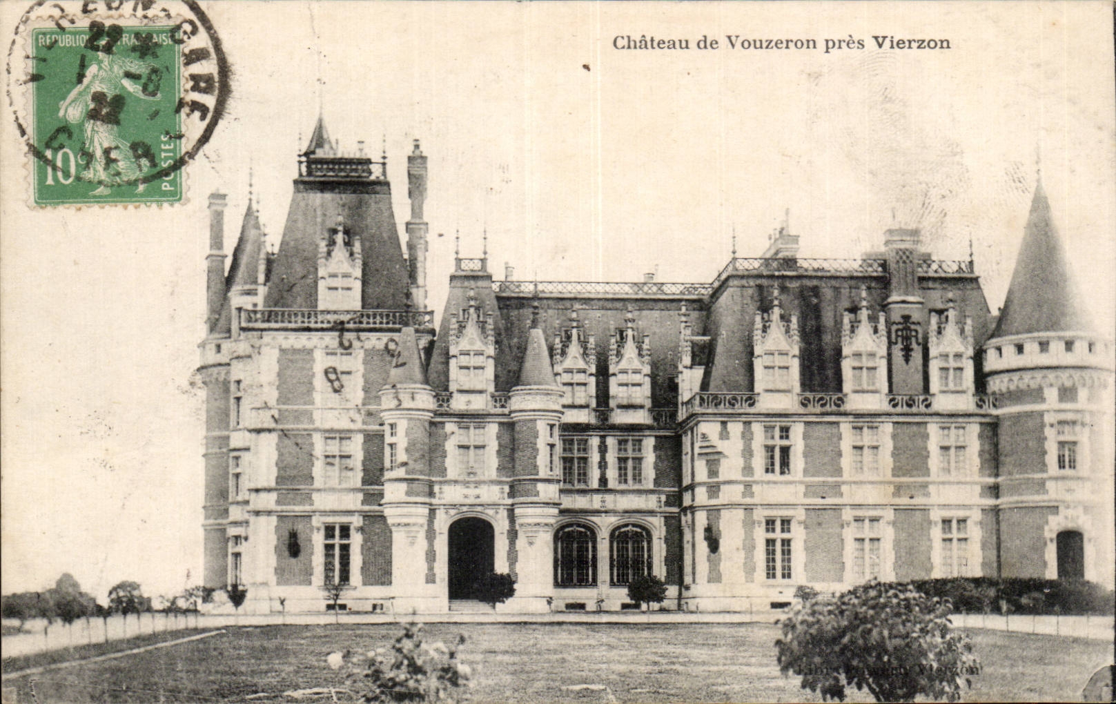 CPA Castle of Vouzeron close Vierzon