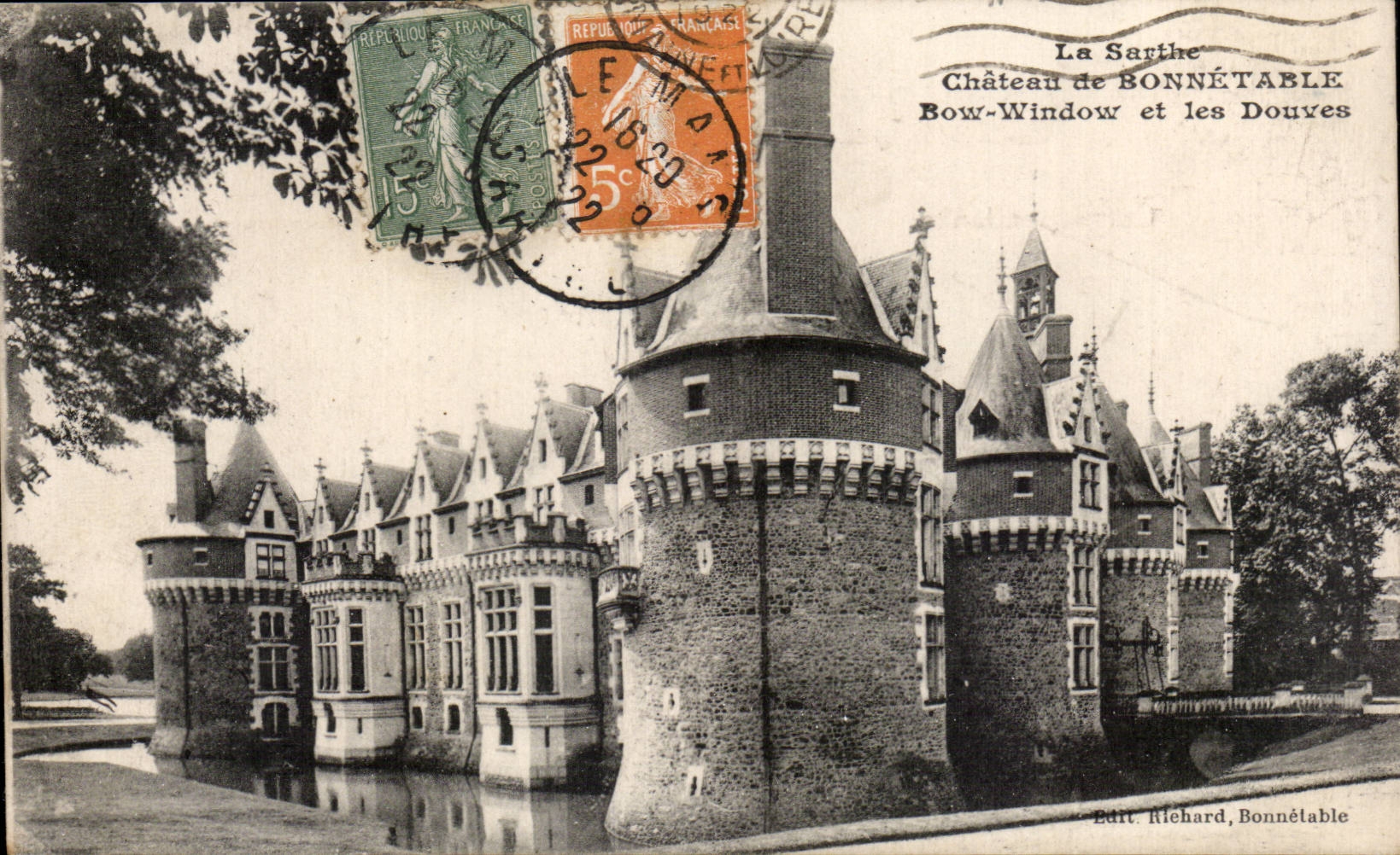 CPA Castle of Bonnetable