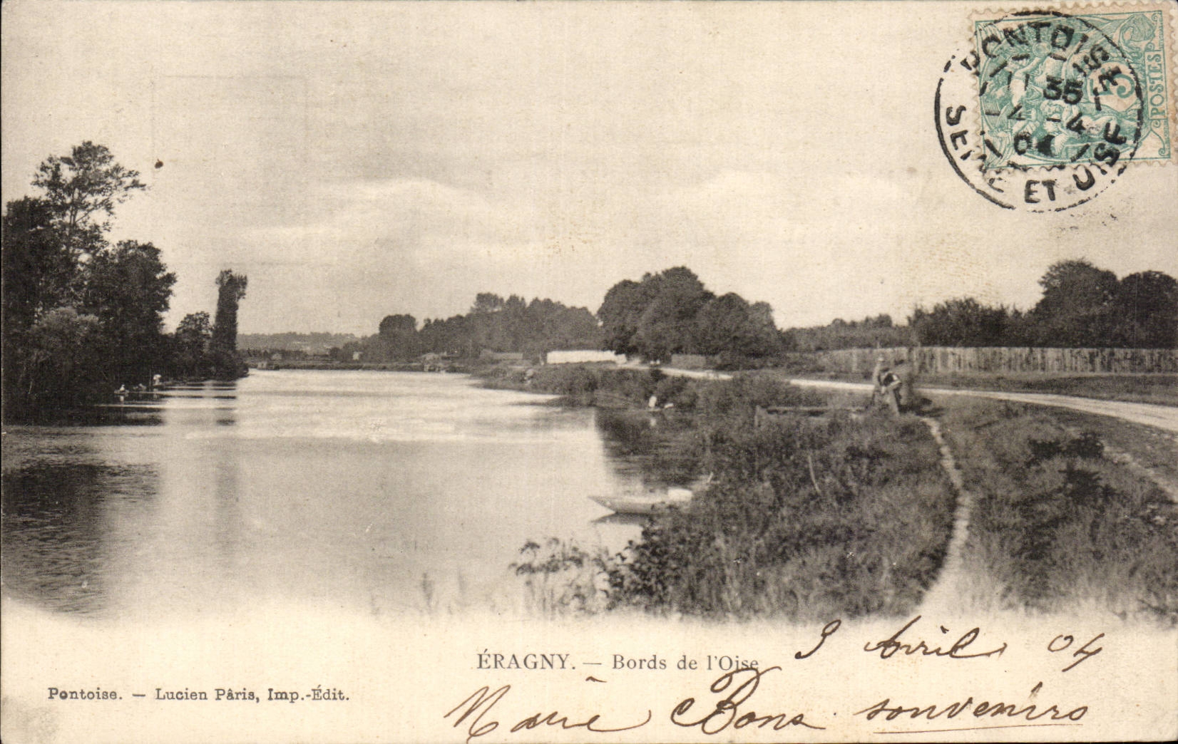 CPA Eragny Edges of oise