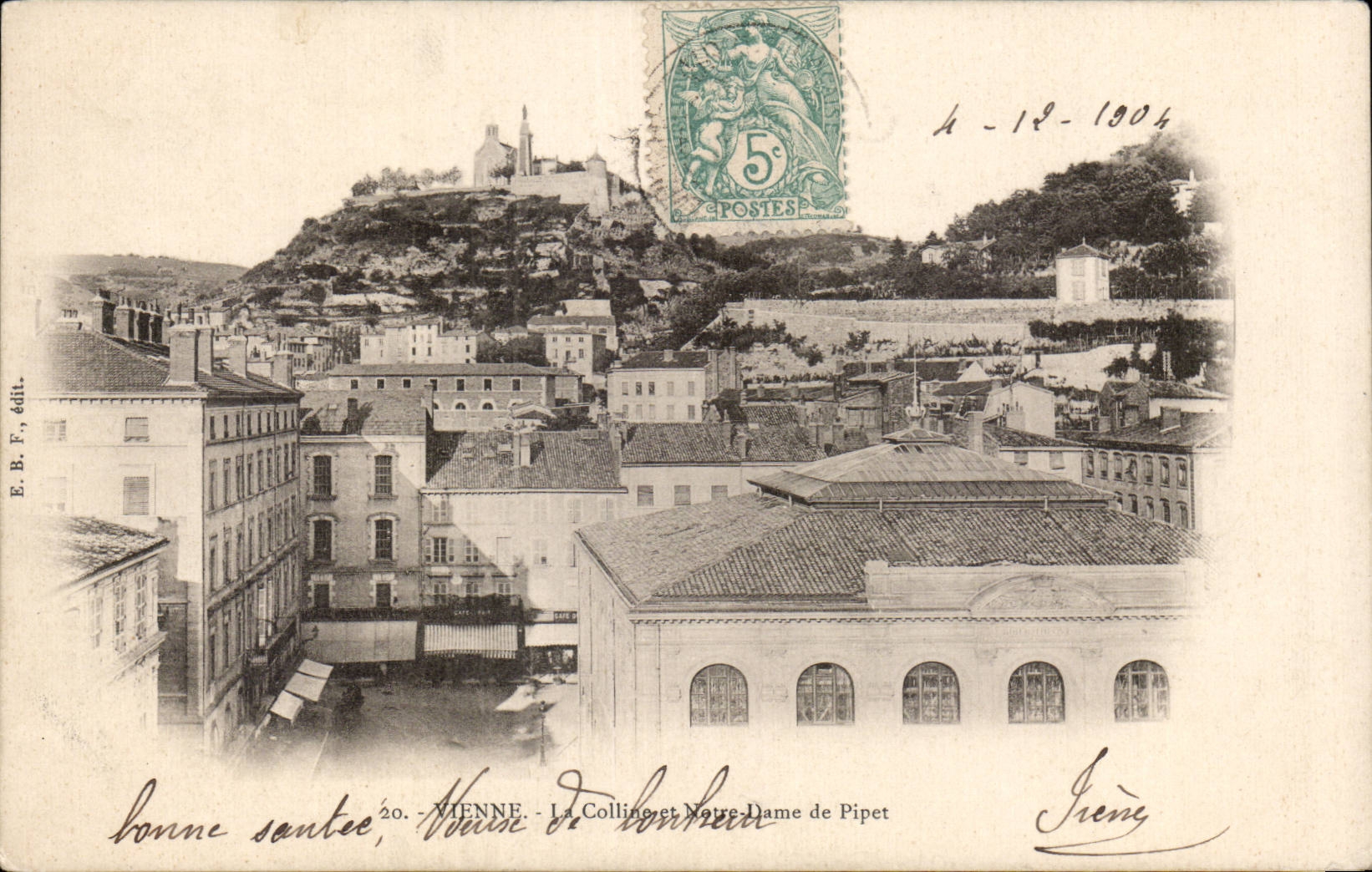 CPA Vienne La colline et Notre Dame de Pipet