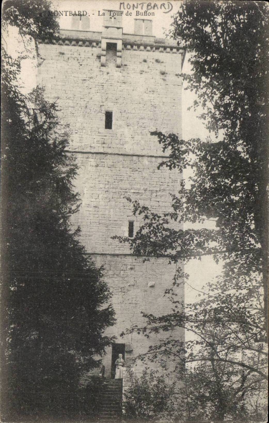 CPA Montbard the tower of Buffon