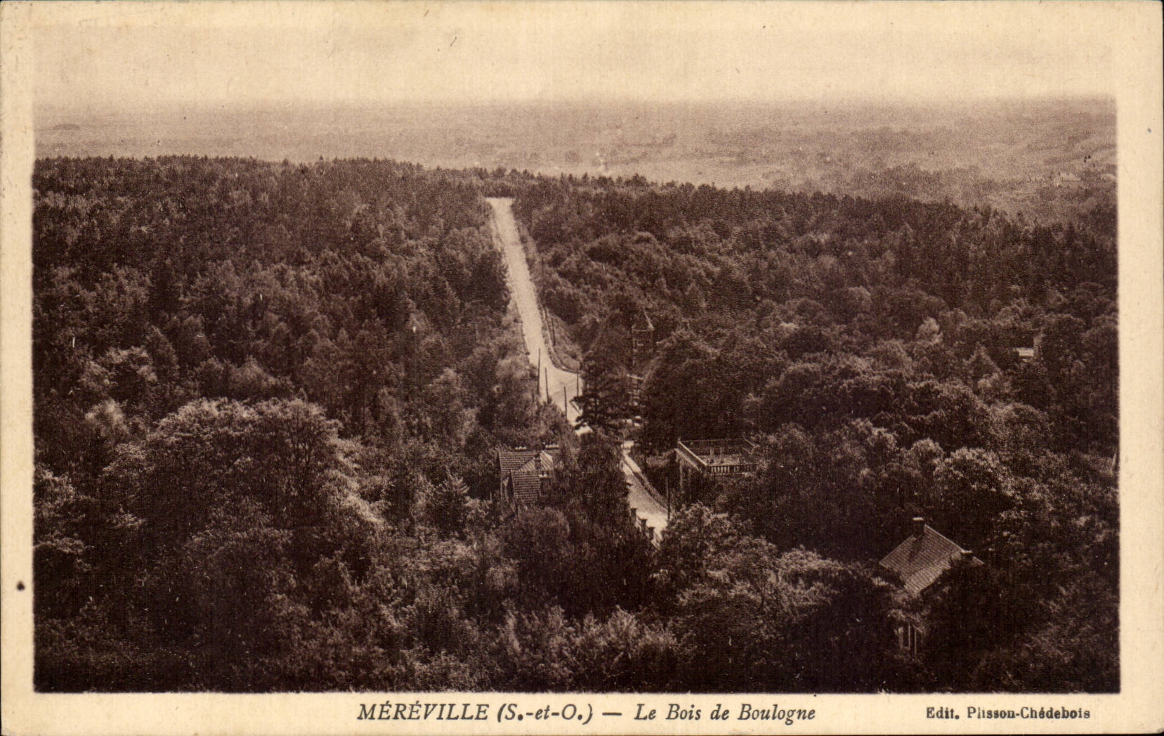 CPA Mereville the wood of Boulogne