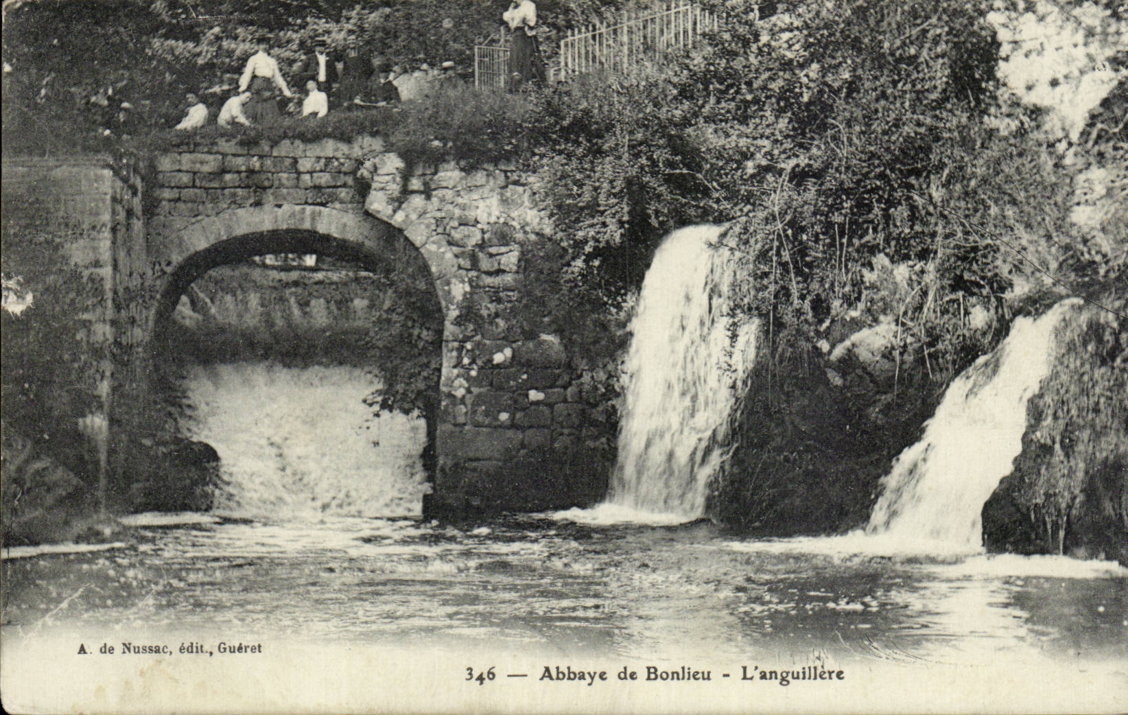 CPA Abbey of Bonlieu anguillere