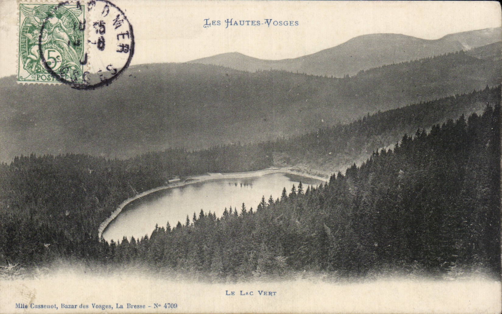 CPA the High Vosges the green lake