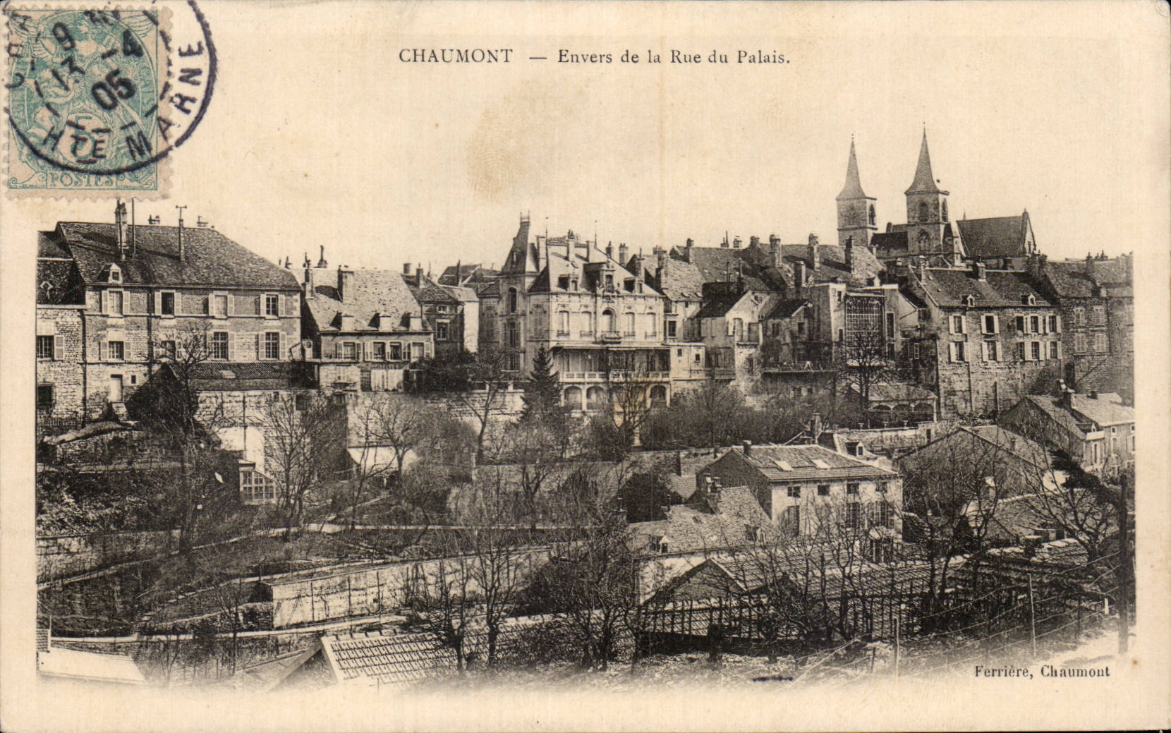 CPA Chaumont Towards street of the palate