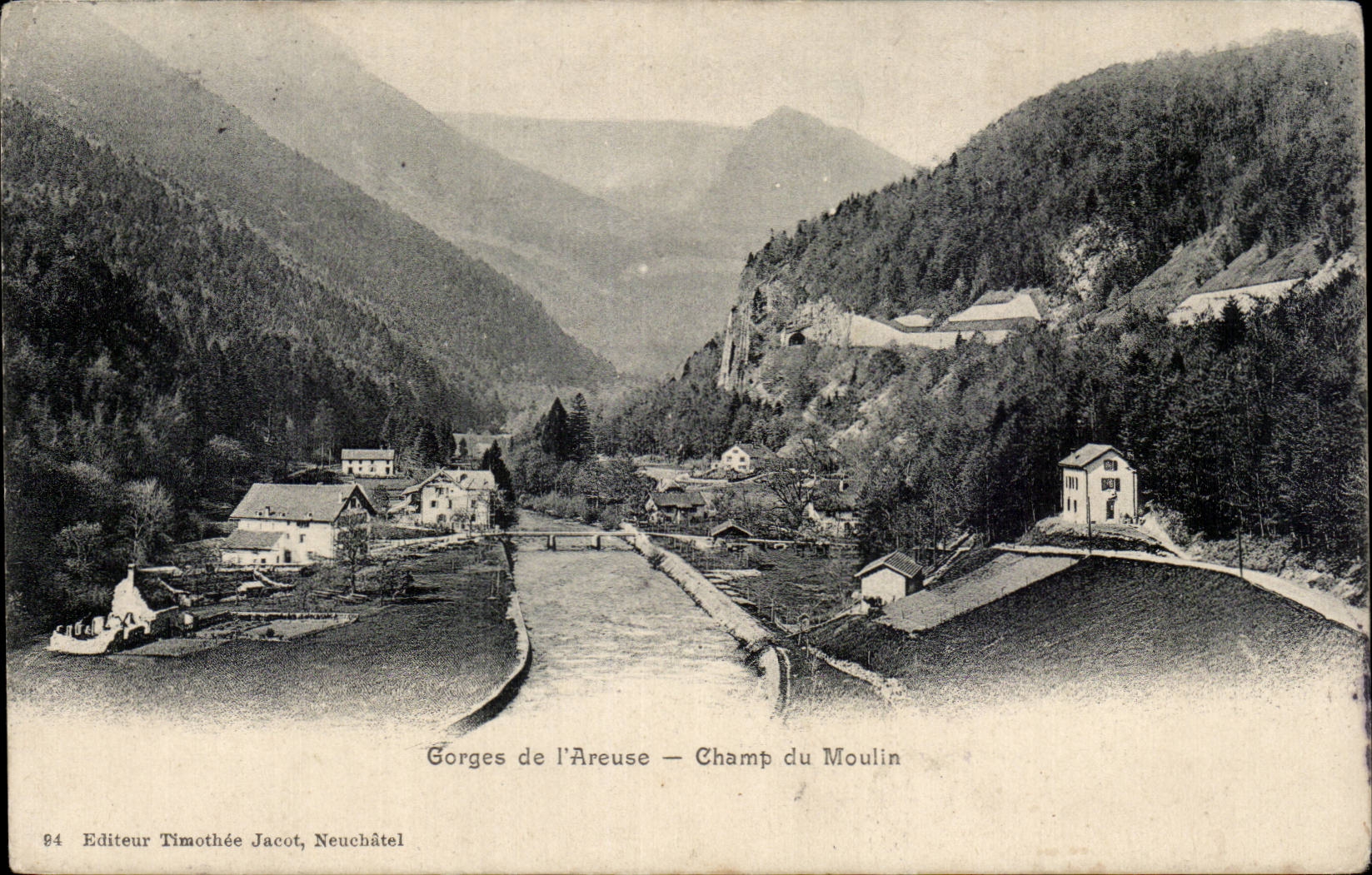 CPA Gorges de l Areuse Champ de moulin