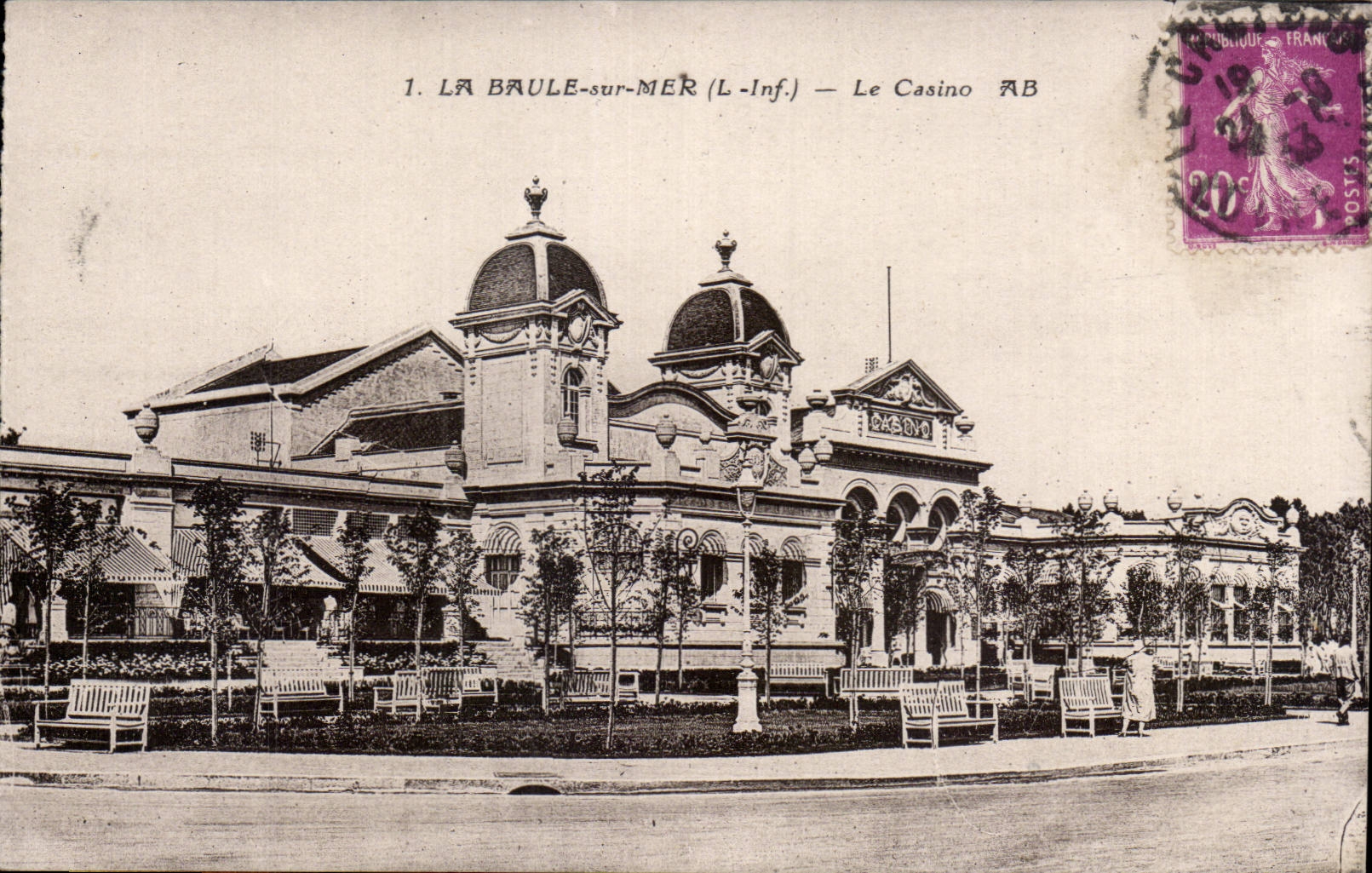 CPA La Baule on Sea the casino