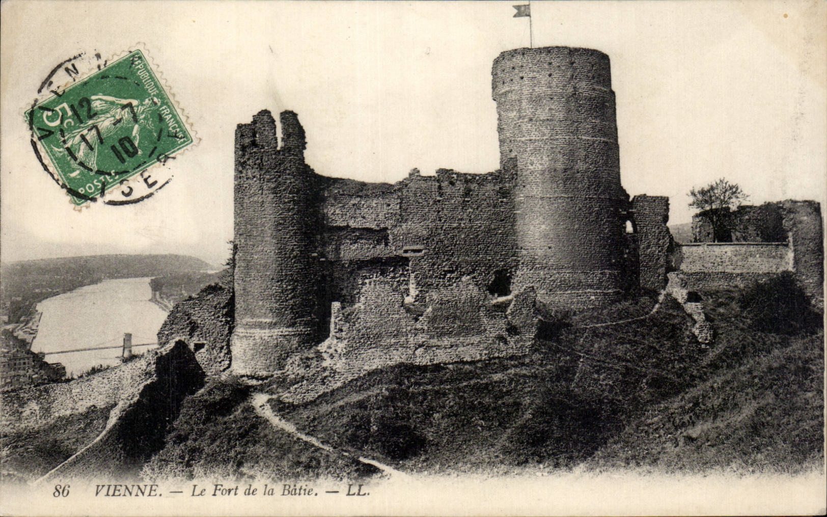 CPA Vienne Le fort de la Batie 