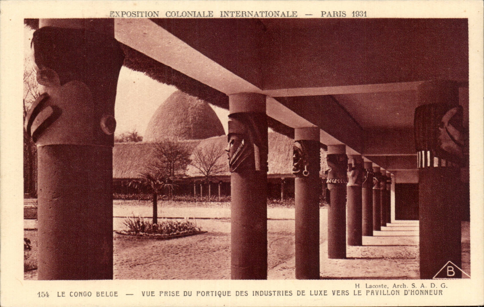 CPA internacional Paris colonial justa Belgian Congo 1931