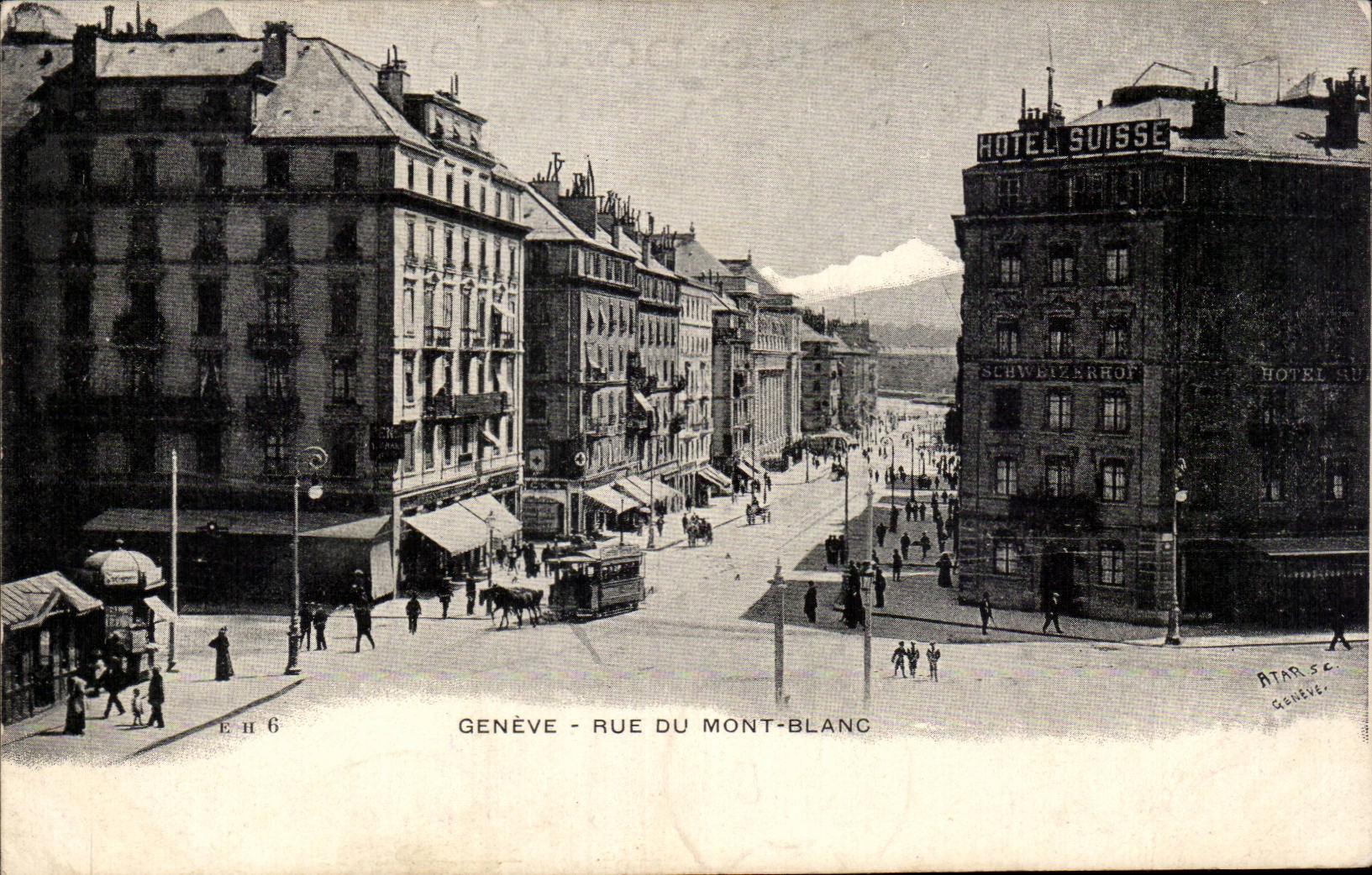 Swiss CPA Geneva Street of Mont Blanc