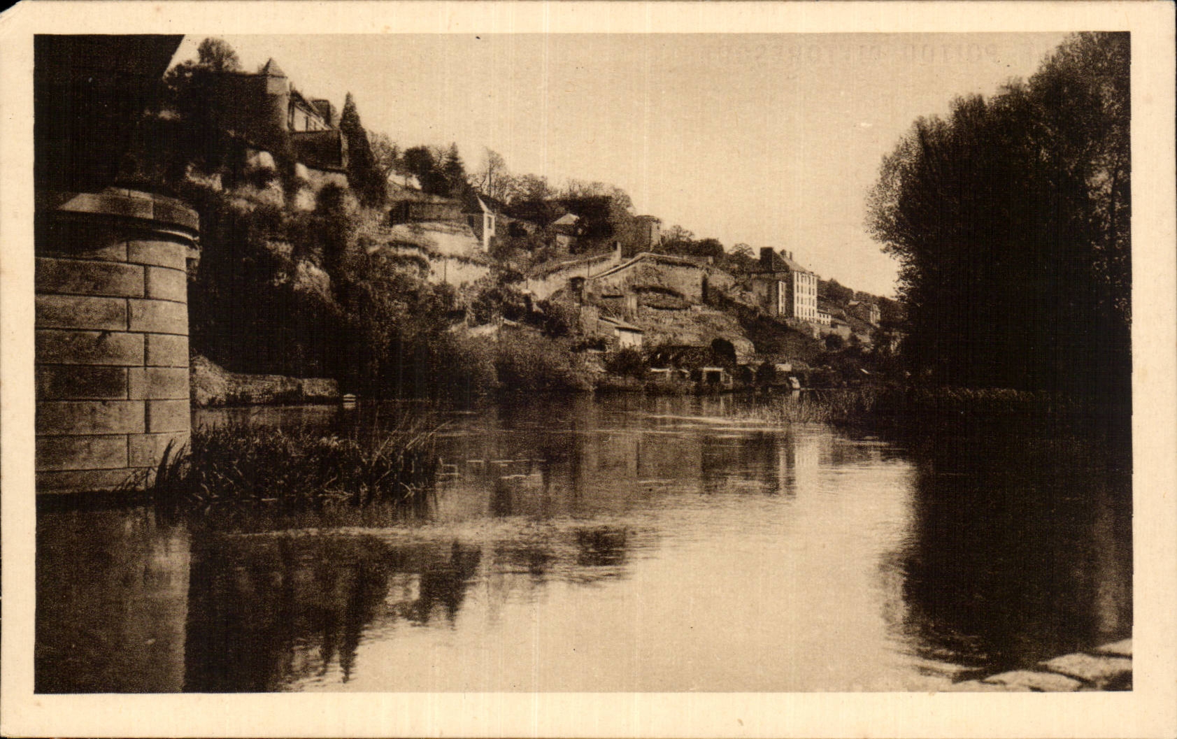 CPA Poitiers Valley of Clain slopes of Blossac